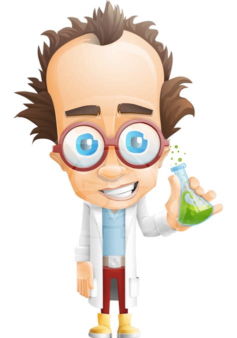 scientist cartoon characters